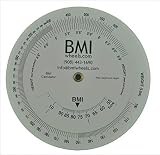 BMI Wheel Calculator 4.25 inch, Single sided, adult,1 Pack by Pharma-Insight Inc.