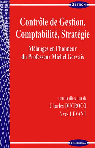Contrôle de gestion, comptabilité, stratégie