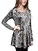 BaiShengGT Women's Flared Comfy Loose Fit Tunic Top Medium Brown