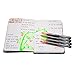 4 PCS Highlighter Pens, Double-headed Multifunctional Pen included Roller Ball Pen and Highlighter 4 Colors
