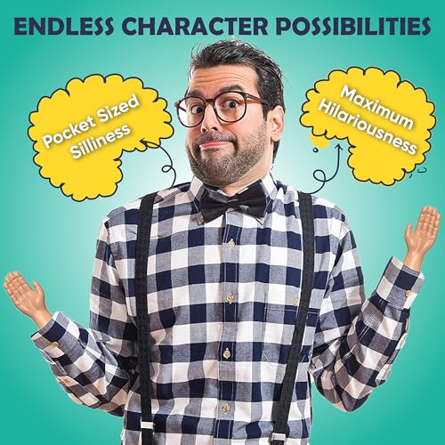 DR DINGUS Tiny Hands (1 Pair - Original) - Original Little Small Mini Hand Stick Puppet - Make Anyone Laugh - Pocket Sized Hilarity and Big Laughs - TikTok Famous - Friend & Family Fun