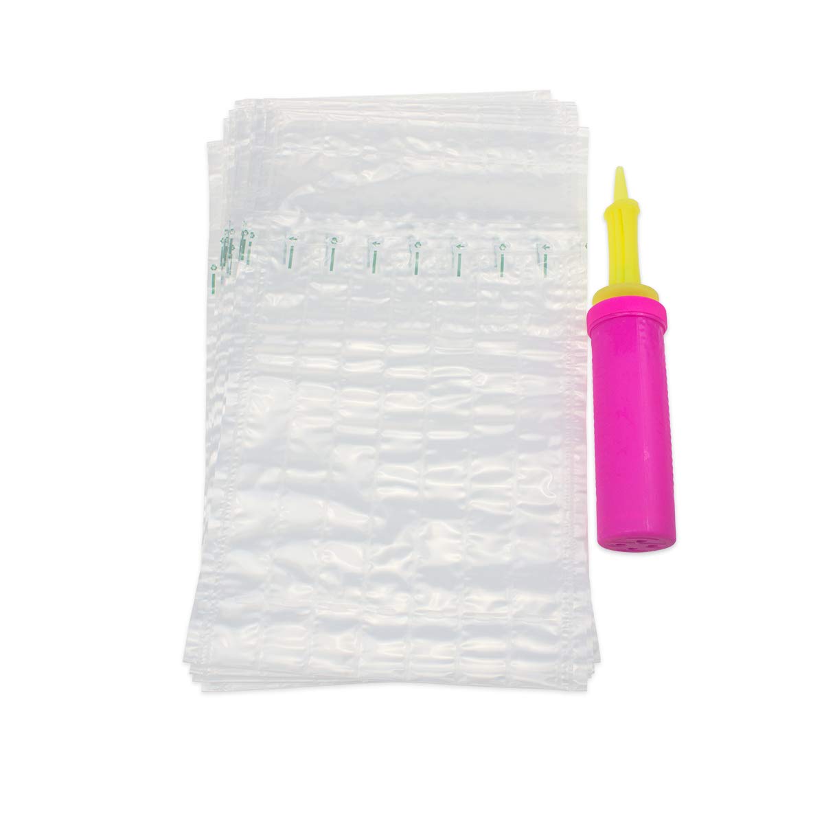 Wine Bottle Protector 24 Pack Anti-schock Glass Bottles Packaging Bags for Safe Shipping with Reusable Pump