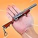 LLAMEVOL Gun Keychain for Men Guns Toys Heavy Shotgun Model Alloy Metal Assault Rifle Keychain Game Party Supplies Collection Gift for Boys