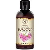 AROMATIKA Burdock Oil 8.45 Fl Oz (250ml) - 100% Pure & Natural - Arctium Lappa for Hair & Scalp - Carrier Oil for Nails - Skin - Lips - Face & Body Care - Glass Bottle - Oils Burdock Seed