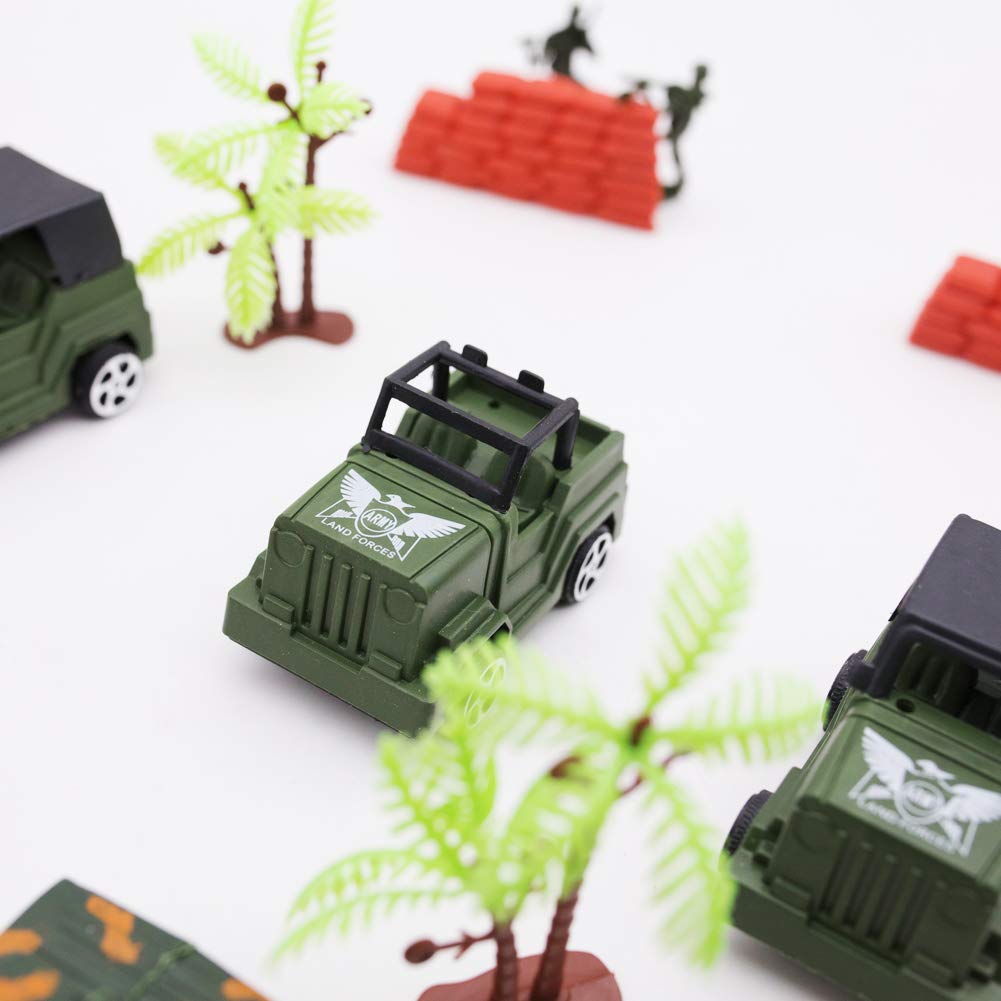 Army Toys, 307 PCS World War II Soldiers Plastic Army Men Combat Special Forces with Hand Bag Birthday for Party Favor
