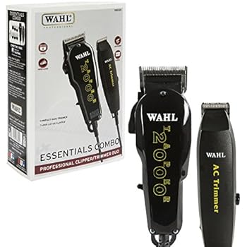 Wahl Professional Essentials Combo #8329 - Features the Taper 2000 Clipper and AC Trimmer - Great for Barbers, Stylists, and Beginning Artists - From Fading and Blending to Edging