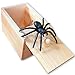 GIIOASA Rubber Spider Prank Surprise Box，Handcrafted Wooden Surprise Box, Fun Practical Surprise Joke Boxes,SpiderBox-Single