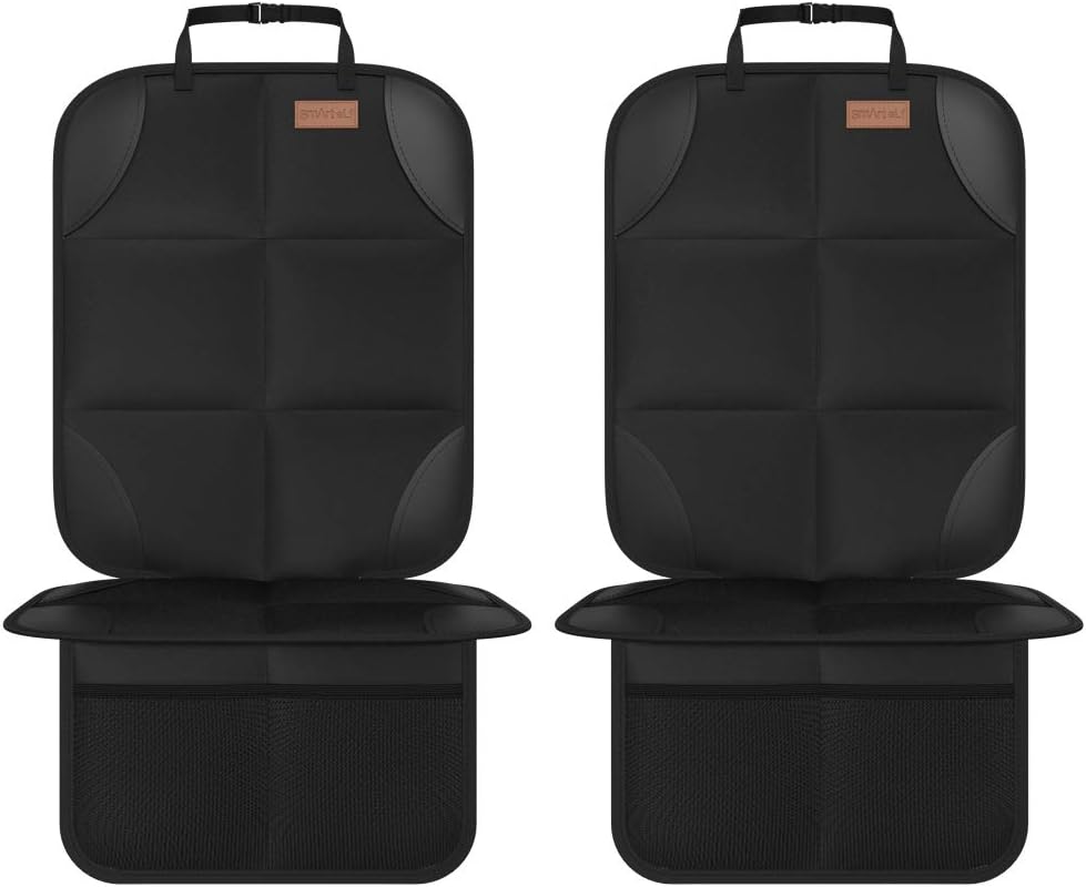 Baby Wipes SMART ELF Brown Car Seat Protector, [2 Pack] Carseat