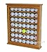 49 Golf Ball Display Case Cabinet Wall Rack Holder w/98% UV Protection Lockable, Oak Finish (GB49-OA)