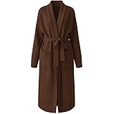 MASCOMODA Long Chunky Cardigan Sweaters for Women Open Front Oversized Casual Knit Spring Coatigan Jackets Winter Coats 2026