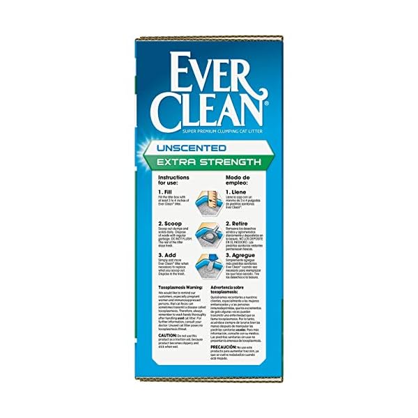 Ever Clean Extra Strength Cat Litter, Unscented, 42 Pound Bag The Cat