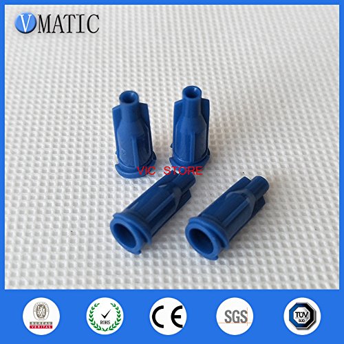 1000pcs Luer Lock Screw Type Dark Blue Syringe Caps Dispensing Syringe Cap