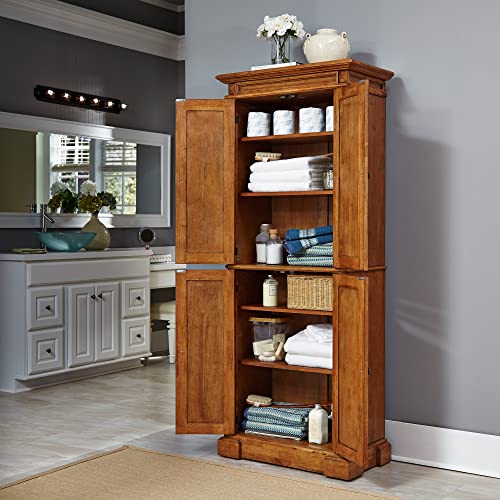 Homestyles Storage Pantry with Drawer and Adjustable Shelves 72 Inches