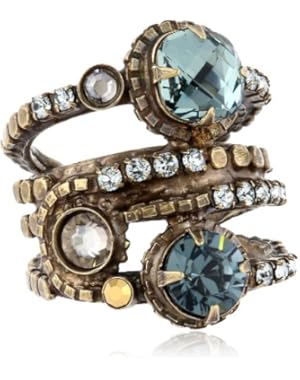 Stacked Crystal Ring