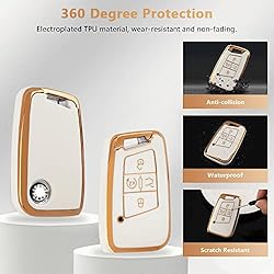 PIFOOG Car Key Cover for Volkswagen Jetta Tiguan
