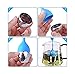 Tea Infuser, Ououdee 4-Pack Silicone Tea Infuser Handle Stainless Steel Strainer filter Infuser with Drip Tray for Loose Leaf Grain Tea Cups, Mugs, and Teapots