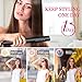 Hair Straightener and Curler 2 in 1, Best Flat Iron for Thick Hair, Hair Iron Straightener Dual Voltage (Black)thumb 3