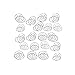 BERON 1.38 inch Ring Shape Wedding Table Place Card Holder (20)
