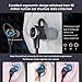 LINNER In Ear Noise Cancelling Headphones, Wireless Bluetooth Earbuds Extra Bass, Earbud Headphones Noise Canceling with Microphone NC50