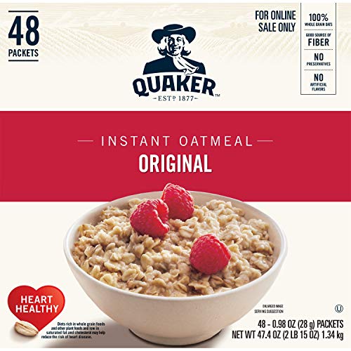 3 Quaker+Instant+Oatmeal+Original+Packaging