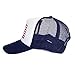 American Flag Patriotic USA Classic 5 Panel Mesh Snap Back Trucker Hat Navy