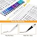 Dual Tip Brush Markers Pen 60 Colors, Fine and Brush Tip Colored Dual Pens for Coloring Books, Drawing, Bullet Journal, Planner, School Art Projects