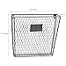 MyGift Rustic Gray Metal Wire Hanging Magazine Holder, Wall Mounted Document, Bills and Mail Organizer Rack with Erasable Chalkboard Labels