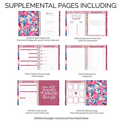 image for HARDCOVER bloom daily planners 2019-2020 Academic Year Vision Planner 