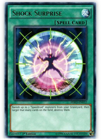 Yu-Gi-Oh! - Shock Surprise (HSRD-EN012) - High-Speed Riders - 1st Edition - Rare