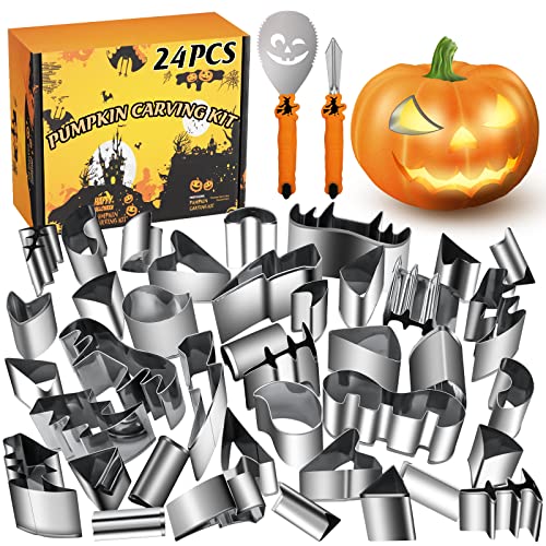WANNTS Pumpkin Carving Kit for Halloween Decorations