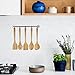 NEXGADGET Premium 5-Piece Bamboo Kitchen Utensil Set Includes Cooking Turners, Slotted Turner, Cooking Spoons and Spaghetti Server