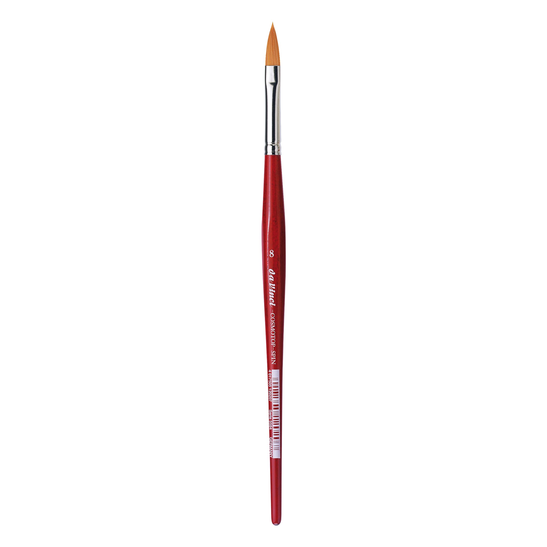 Da Vinci 5584 Series Water Colour Brush, Synthetic Fiber, Red, 22.5 x 0.75 x 30 cm