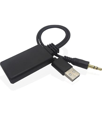 Amazon.com: PALOVUE Bluetooth Aux Adapter, Audio Car Kit USB