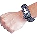Sahara Sailor 2 Pack Paracord Bracelet Multifunctional Survival Kit with Compass, Flint Fire Starter, Scraper and Whistle for Hiking Camping Emergency More (9 Inch Black)