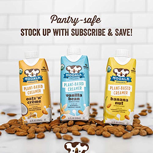 Mooala Organic Vanilla Bean PlantBased Creamer ShelfStable
