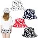Dealzip Inc Excellent Bucket Hats, Bucket Hats Fashionable Unisex Bucket Hat with Coconut Tree Pattern Outdoor Hatsun Hat-Black
