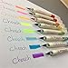 CHoSCH CS-8650 Super Dual-Tips Diamond Color Gel Pen And Bright Highlighter, Markers, 8-Count, 8-Color, (8)