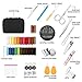 OldShark 22 Sizes Crochet Hooks, Full Size 0.6mm to 6.5mm Knitting Needles, with 27 Accessories Tools, Crocheting Kits with PU Case