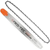 NEO-TEC 28 Inch Laminated Chainsaw Guide Bar Saw Chain Combo 3/8 Pitch 0.063 Chain Gauge 92DL for Oregon 283RNDD025 Fit for Stihl MS660 381 MS441