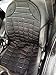 Zone Tech Car Heated Seat Cover Cushion Hot Warmer - 12V Classic Black Heating Warmer Pad Hot Cover Perfect for Cold Weather and Winter Driving