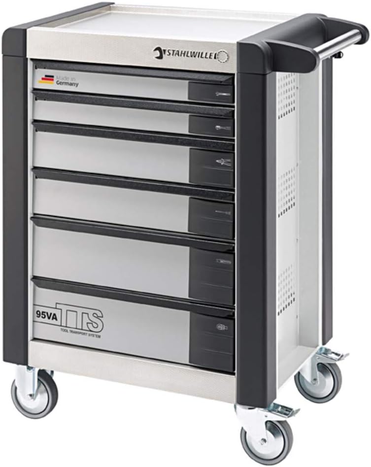 Stahlwille 95VA/6 Tool Trolley TTS, 6 drawers green
