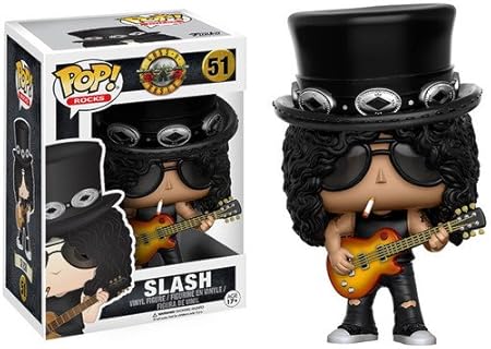 Funko 10687 POP Vinylfigur: Rocks: GN'R Slash, Multi, Einheitsgröße