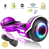XPRIT Hoverboard w/Bluetooth Speaker (Chrome Purple)