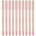 Pentonic Frost 0.7 mm Ball Point Pen | Pastel Pink Body | Red Ink | Set of 10