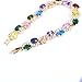 U7 Women Birthstone Crystal Bracelet 18K Gold Plated Round Cut Cubic Zirconia Tennis Bracelet, 7.5 Inches (Mixed Color Stones - 18K Gold Plated Plated)