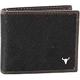 American Bison Men’s Hair On Hide Cowhide Leather Bifold Wallet – Slim, RFID-Blocking with Gift box (Brown)