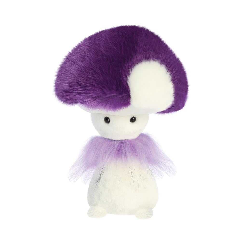 AURORA, 34279, Sparkle Tales Pretty Purple Fungi Friends 9In, Soft Toy, Purple & White