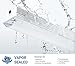 Hyperikon LED Vapor Proof Fixture 70W (150 Watt Replacement), 5000K Clear, Waterproof, Shop Garage Lighting, UL, DLC, 4 Pack