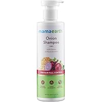 Mamaearth Onion Hair Fall Shampoo for Hair Growth & Hair Fall Control, with Onion Oil & Plant Keratin 250ml