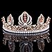 FUMUD King crown Bridal Tiaras Crowns Crystal Rhinestone Queen diadema Bridal Wedding Accessories Headpiece Headband Wedding Tiara